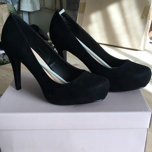 JustFab black heels; size 8.5